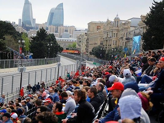 Azerbaijan Formula 1 Grand Prix Khazar Grandstand